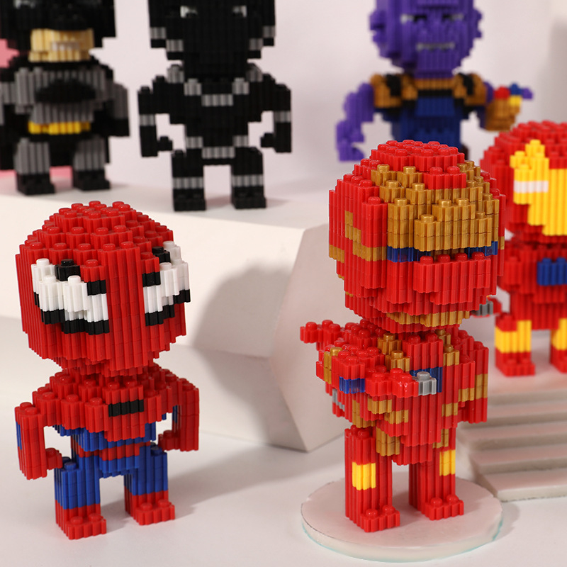 Đồ Chơi Lắp Ráp Mô Hình Nhân Vật Hoạt Hình Anh Hùng Dễ Thương