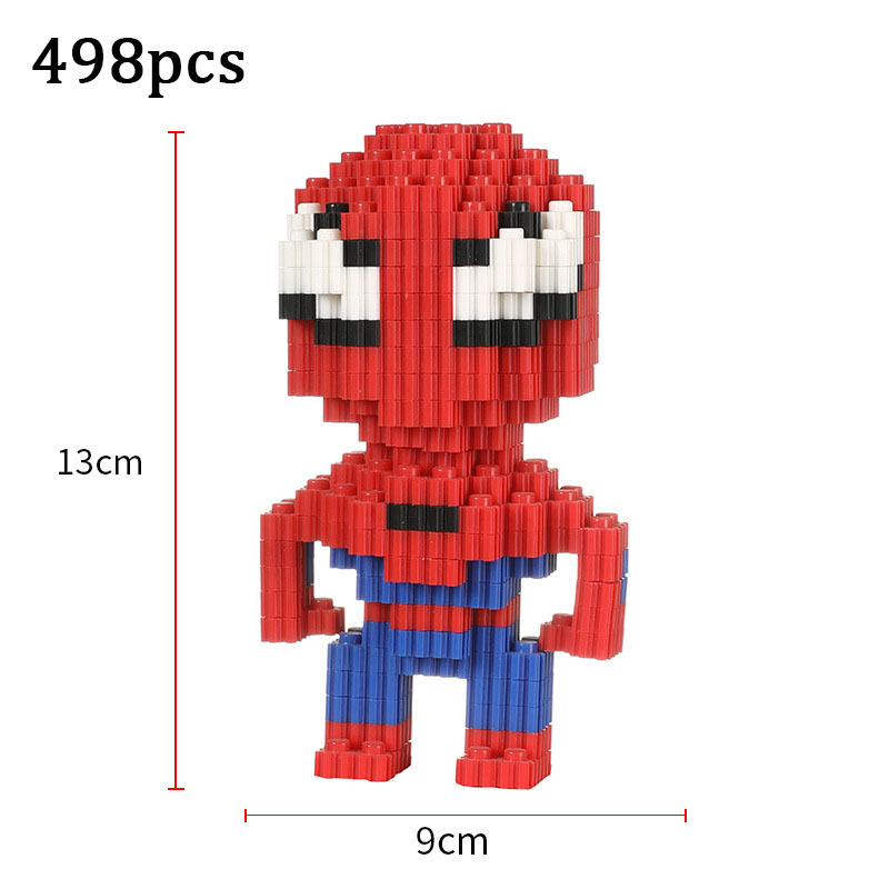 Đồ Chơi Lắp Ráp Mô Hình Nhân Vật Hoạt Hình Anh Hùng Dễ Thương