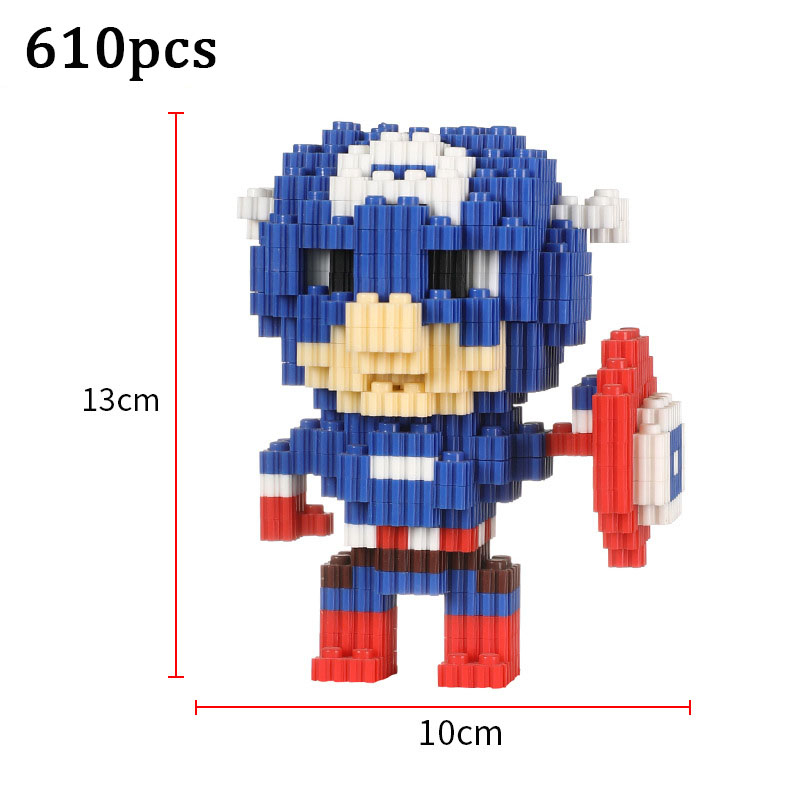 Đồ Chơi Lắp Ráp Mô Hình Nhân Vật Hoạt Hình Anh Hùng Dễ Thương