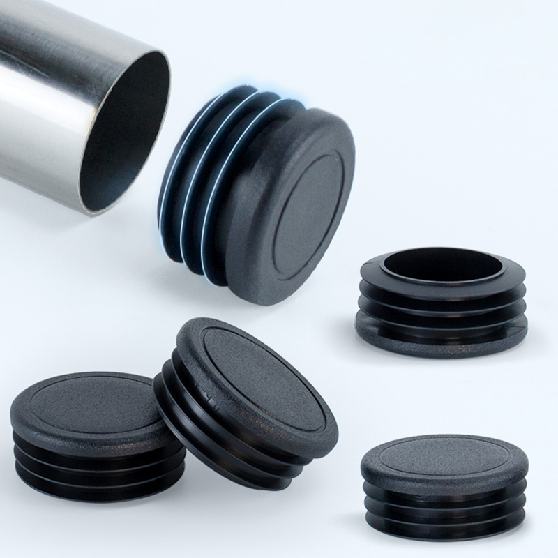 Nút Bịt Ống Tròn Bằng Nhựa Nylon Màu Đen 10mm-140mm Chuyên Dụng