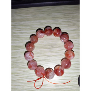 Vòng tay pha lê tự nhiên Vòng tay thạch anh thạch anh đá Vòng tay hoa tiêu đỏ