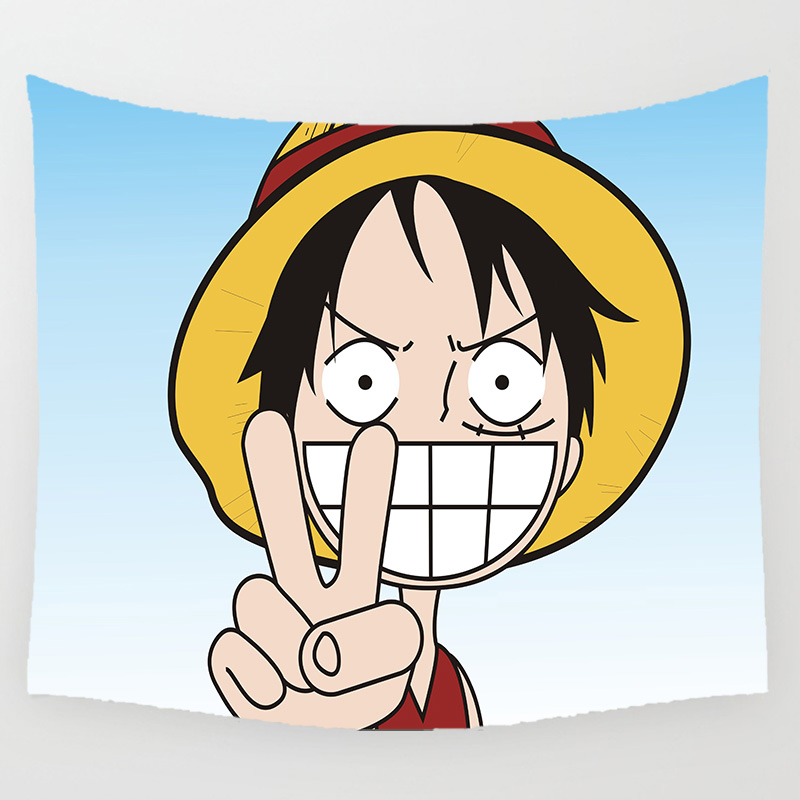 Tranh Vải Treo Tường Trang Trí Hình Nhân Vật luffy Trong Phim Hoạt Hình one piece