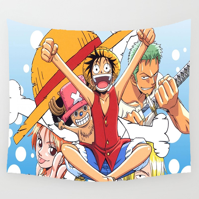 Tranh Vải Treo Tường Trang Trí Hình Nhân Vật luffy Trong Phim Hoạt Hình one piece