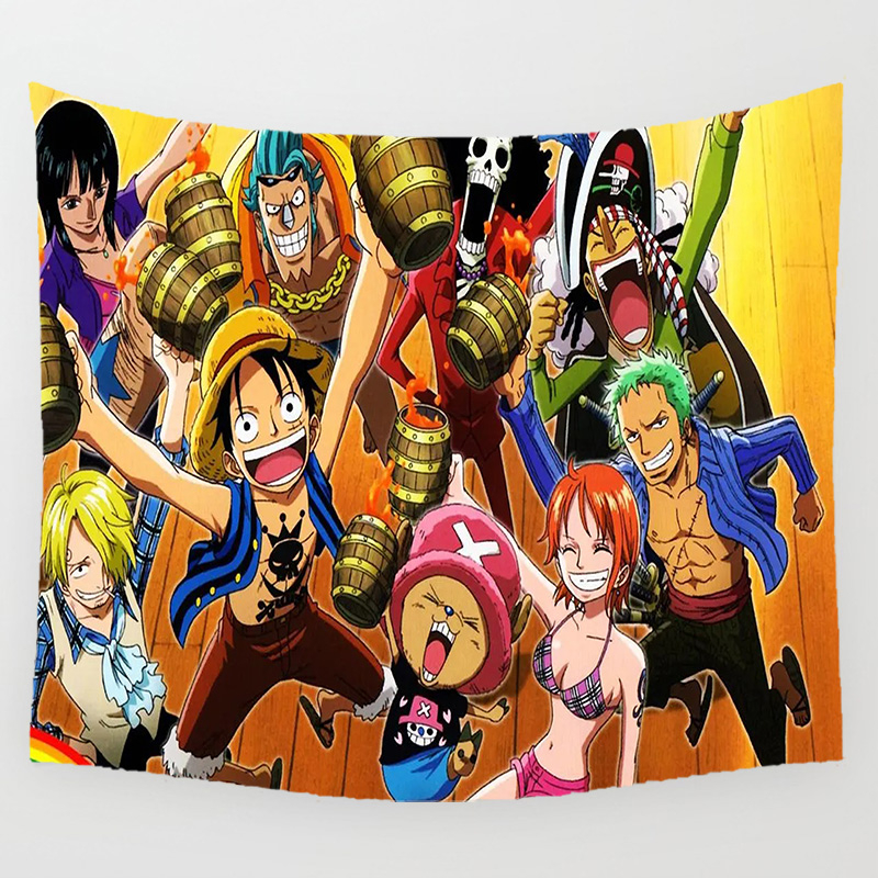 Tranh Vải Treo Tường Trang Trí Hình Nhân Vật luffy Trong Phim Hoạt Hình one piece