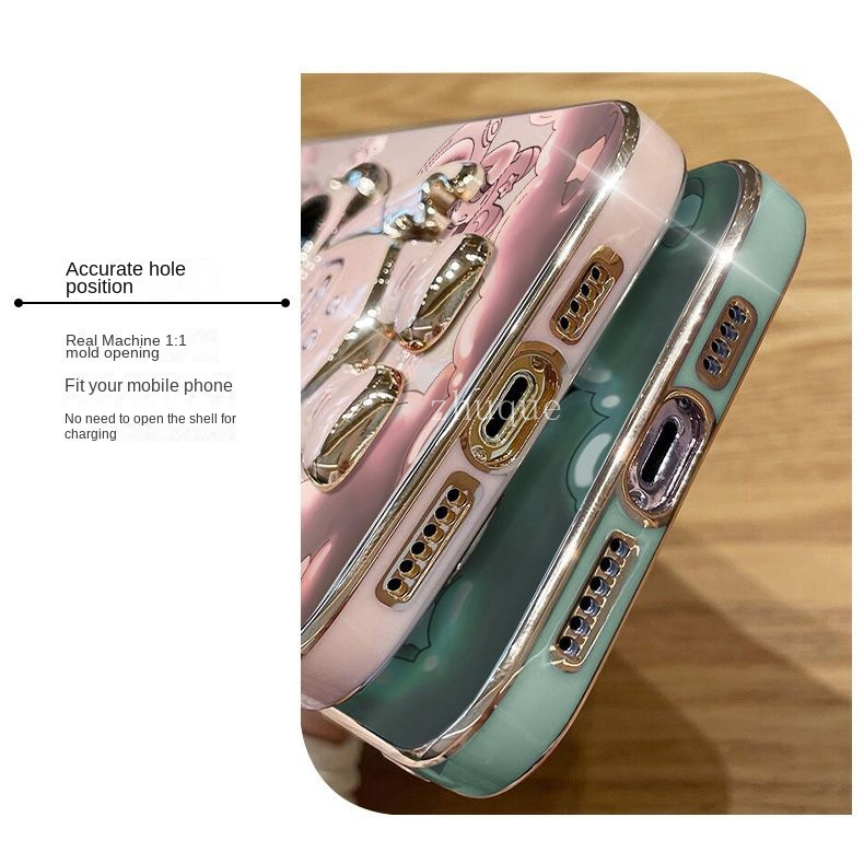 Ốp lưng Oppo Reno 7Z 5G Reno 8 4G Reno 8Z 5G Reno 6 4G Reno 8 Pro 5G Reno 8T 5G Reno 8T 4G Reno 7 4G Thẳng cạnh mạ cát lún phi hành gia đứng trường hợp điện thoại di động