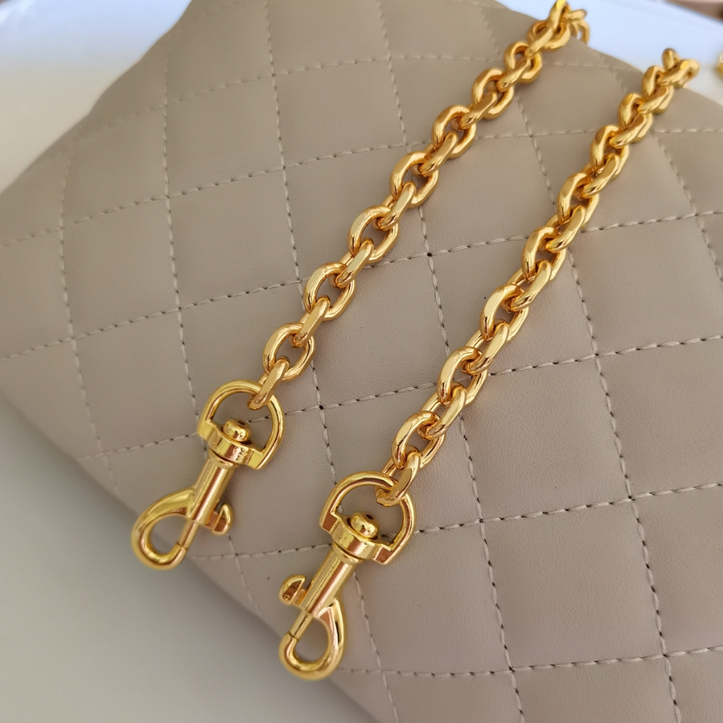 Dây Đeo Túi Xách Hình Chữ O Bằng Kim Loại Màu Vàng dây túi xách dây đeo túi xách