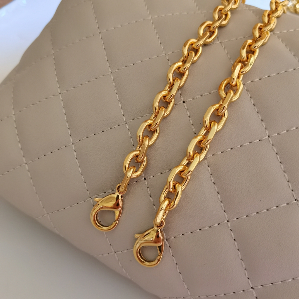 Dây Đeo Túi Xách Hình Chữ O Bằng Kim Loại Màu Vàng dây túi xách dây đeo túi xách