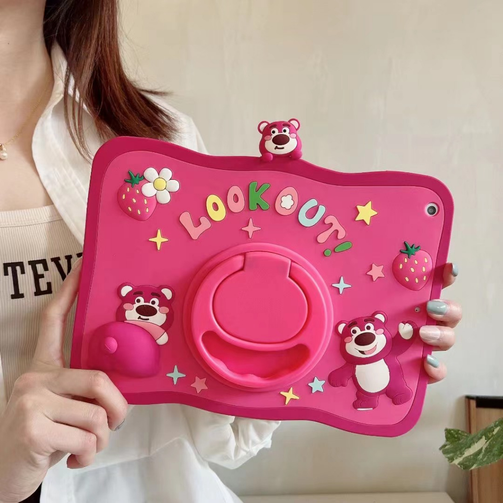 Ốp Máy Tính Bảng Silicon In Hoạt Hình Cho IPad Mini 1 2 3 4 5 6 IPad 2 3 4 5 6 IPad Air 4 IPad Pro 10.5 inch Pro 2018 2020 11 inch