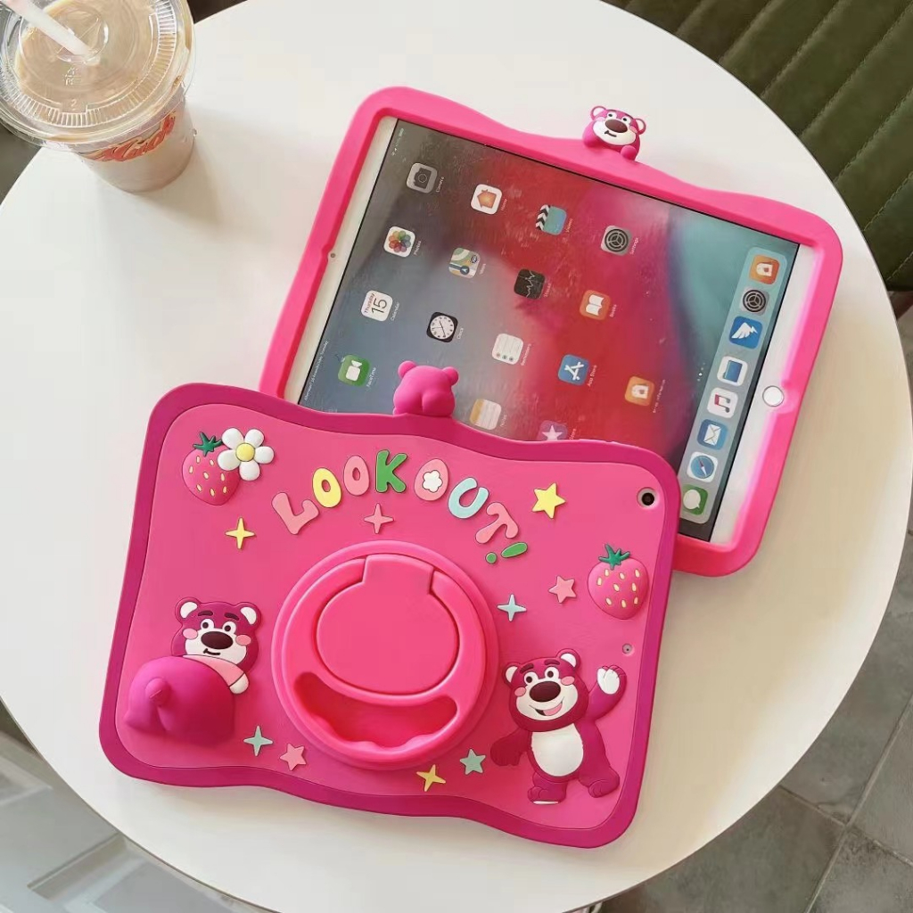 Ốp Máy Tính Bảng Silicon In Hoạt Hình Cho IPad Mini 1 2 3 4 5 6 IPad 2 3 4 5 6 IPad Air 4 IPad Pro 10.5 inch Pro 2018 2020 11 inch