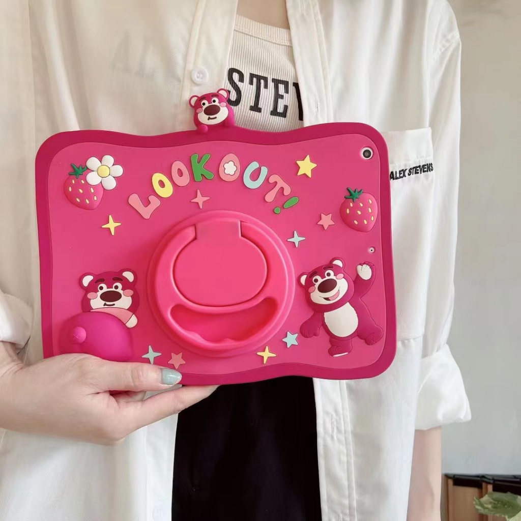 Ốp Máy Tính Bảng Silicon In Hoạt Hình Cho IPad Mini 1 2 3 4 5 6 IPad 2 3 4 5 6 IPad Air 4 IPad Pro 10.5 inch Pro 2018 2020 11 inch