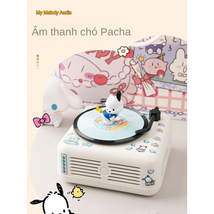 Loa Bluetooth Hình Chú Chó Kuromi Phong Cách Retro Chất Lượng Cao