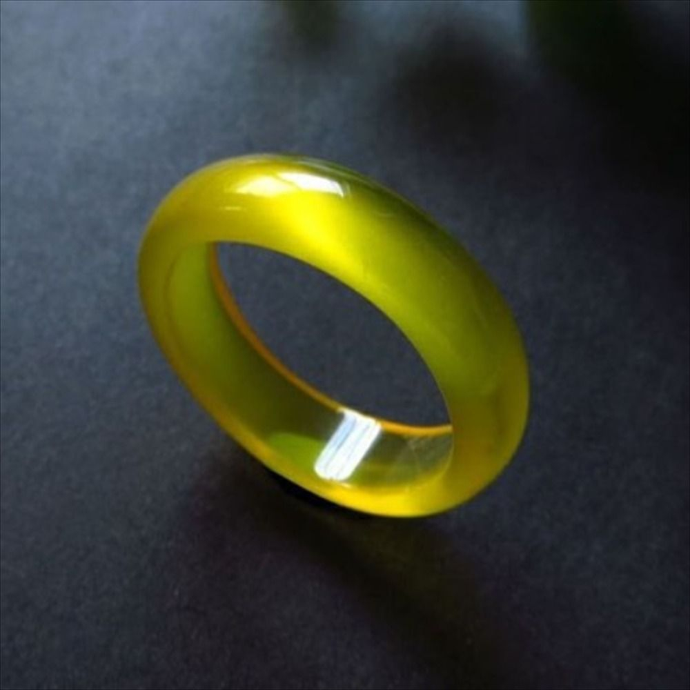 Nhẫn mã não màu xanh lá/ đen nhiều màu sắc thời trang unisex