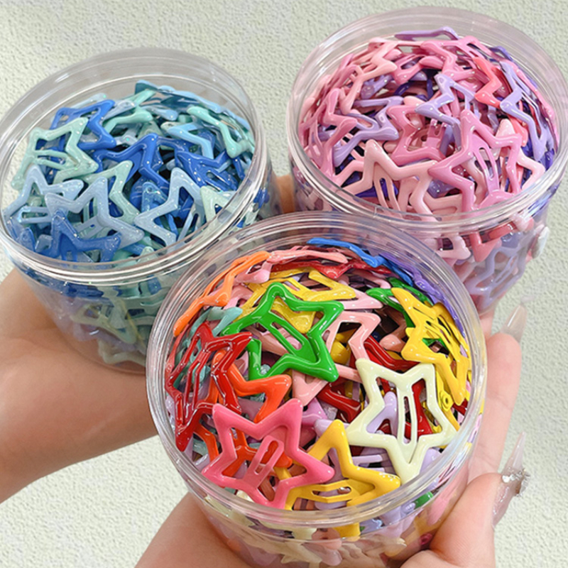 Kẹp Tóc Mini Hình Ngôi Sao Nhiều Màu Sắc Dễ Thương