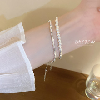  DREJEW Vòng Tay Chuỗi Hạt Ngọc Trai Sang Trọng Thời Trang Cho Nữ 