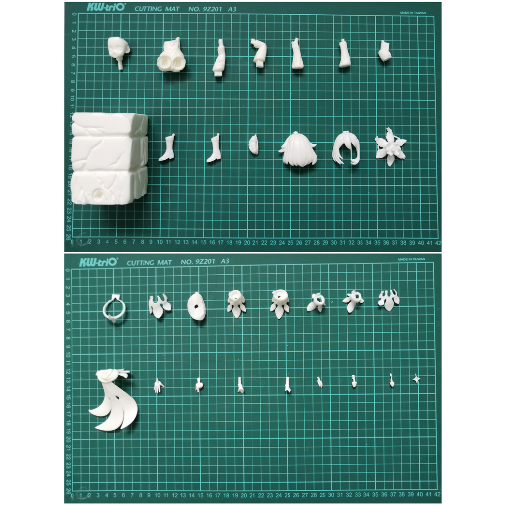 Mô Hình Nhân Vật Hoạt Hình Paimon Bằng Nhựa Resin Không Sơn Độc Đáo