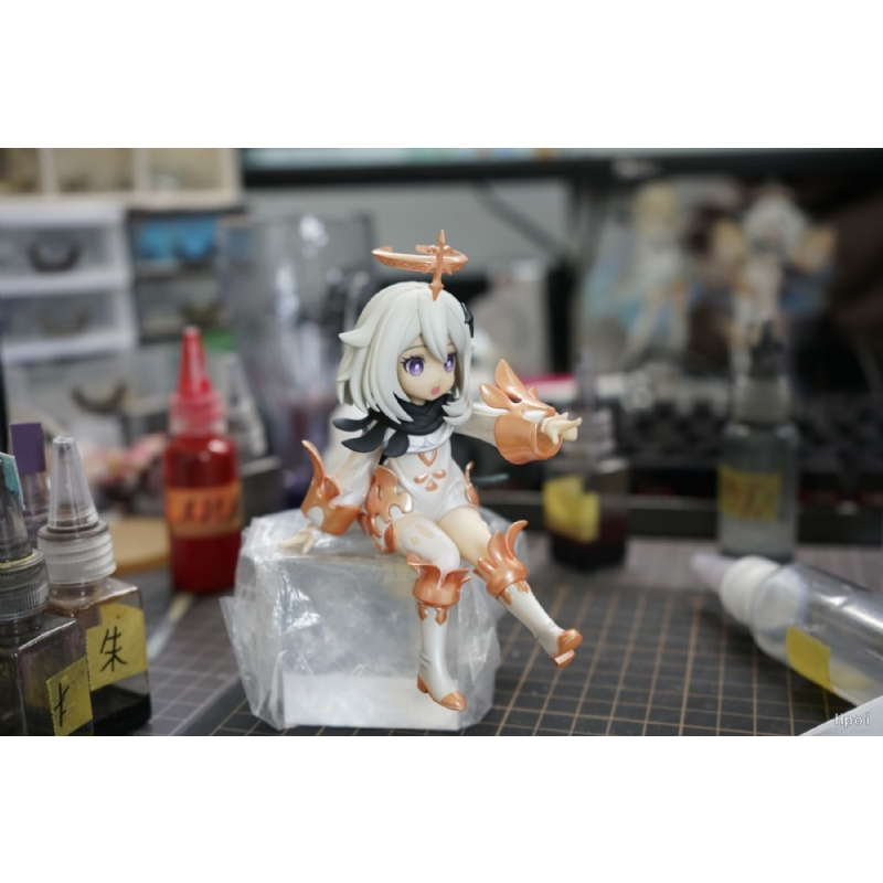 Mô Hình Nhân Vật Hoạt Hình Paimon Bằng Nhựa Resin Không Sơn Độc Đáo