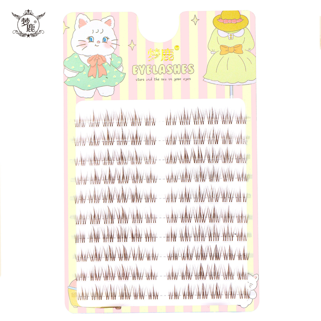 Lông Mi Giả Trang Điểm Tự Nhiên Hình Hoa Hướng Dương Nhỏ