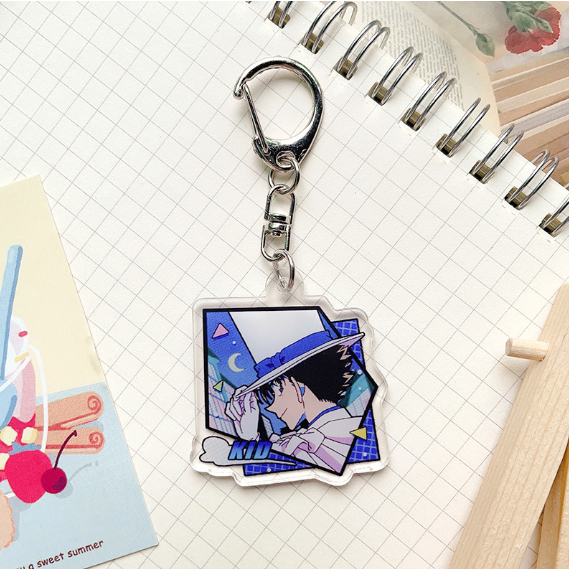 Móc Khóa Acrylic Hình Thám Tử Conan Hoạt Hình Dễ Thương