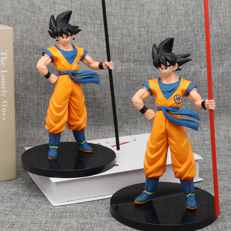 Mô Hình Nhân Vật Son Goku Kakarotto Red Monkey King Bar MKB Bằng PVC 26cm