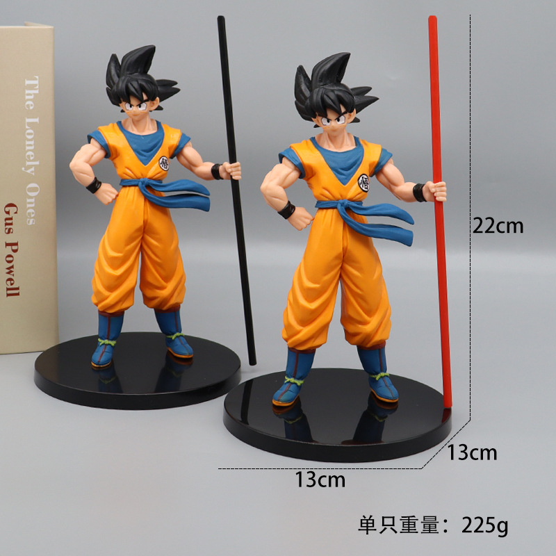 Mô Hình Nhân Vật Son Goku Kakarotto Red Monkey King Bar MKB Bằng PVC 26cm