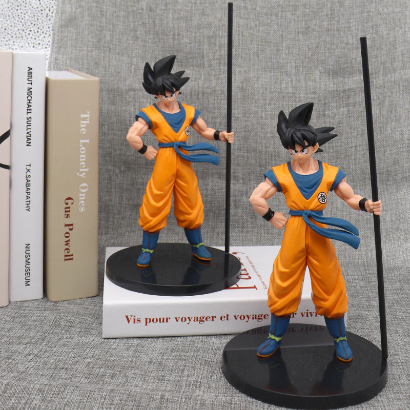 Mô Hình Nhân Vật Son Goku Kakarotto Red Monkey King Bar MKB Bằng PVC 26cm