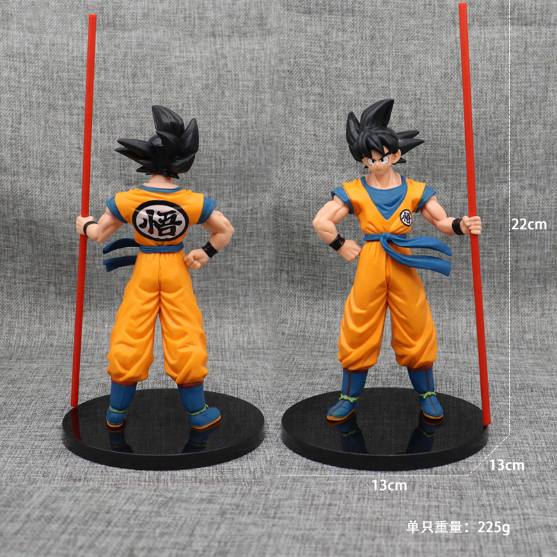 Mô Hình Nhân Vật Son Goku Kakarotto Red Monkey King Bar MKB Bằng PVC 26cm
