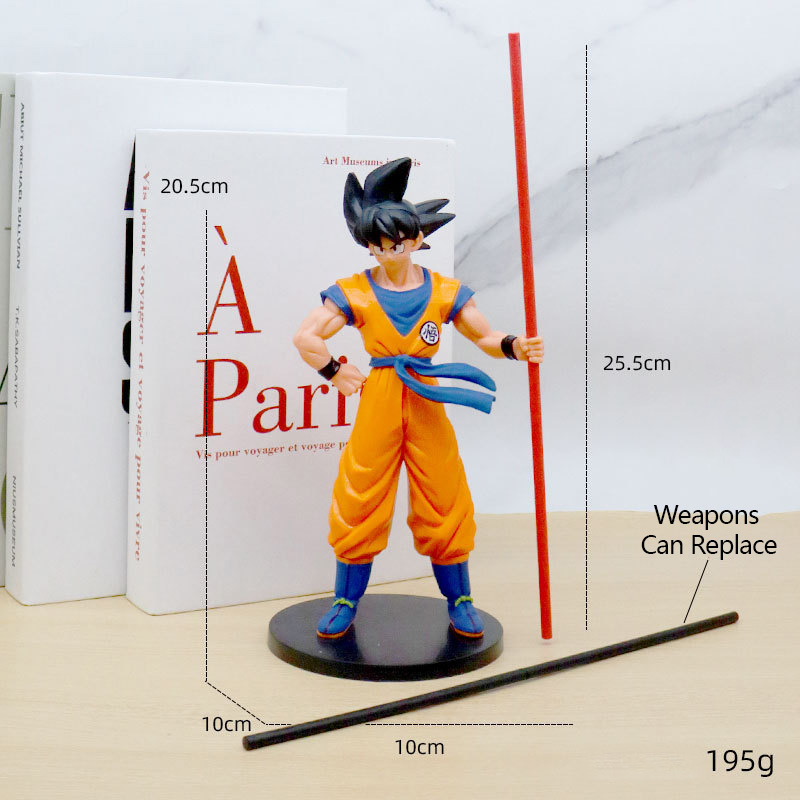 Mô Hình Nhân Vật Son Goku Kakarotto Red Monkey King Bar MKB Bằng PVC 26cm