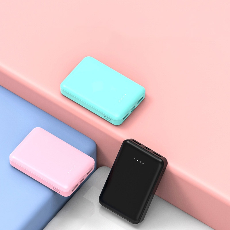 AILIYA Pin Sạc Dự Phòng Mini 5000mAh Họa Tiết Hoạt Hình Dễ Thương