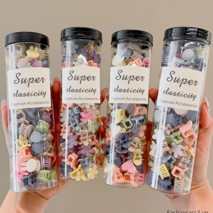 Set 10 / 26 Kẹp Tóc Hình Hoa Nhiều Màu Sắc Phong Cách Hàn Quốc Cho Bé