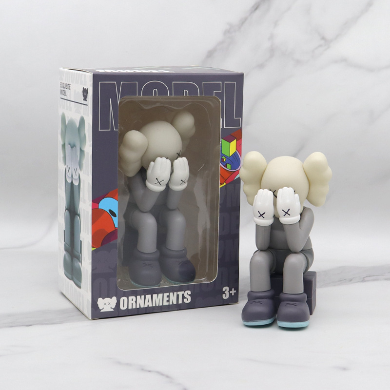 Mô Hình Nhân Vật KAWS 23 Phong Cách XX Eyes Nằm Bằng PVC Trang Trí Xe Hơi Phiên Bản Giới Hạn 2023