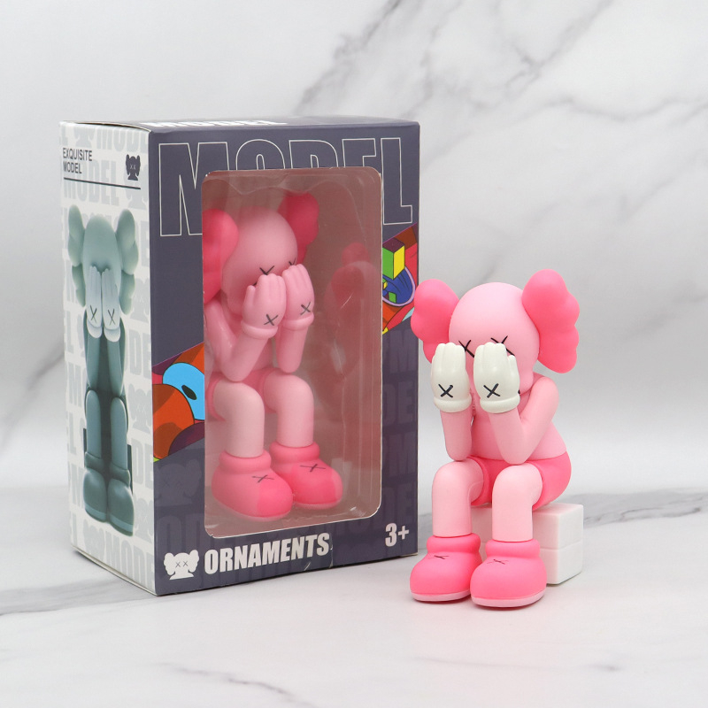 Mô Hình Nhân Vật KAWS 23 Phong Cách XX Eyes Nằm Bằng PVC Trang Trí Xe Hơi Phiên Bản Giới Hạn 2023