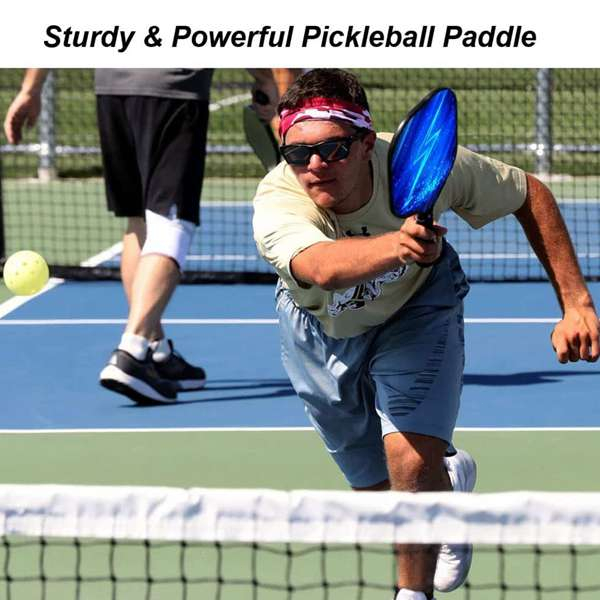 Bộ 2 Vợt Chơi Bóng Pickleball Siêu Nhẹ Và Nhanh Chóng Kèm Túi Đựng 4 Quả Bóng