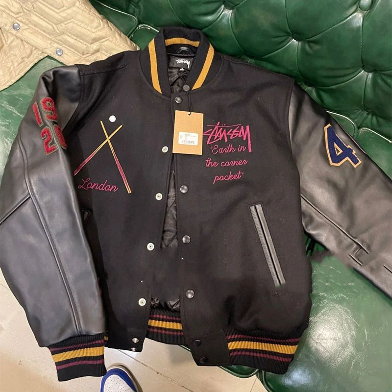 Stus * nam và nữ áo khoác bomber mới áo khoác thời trang