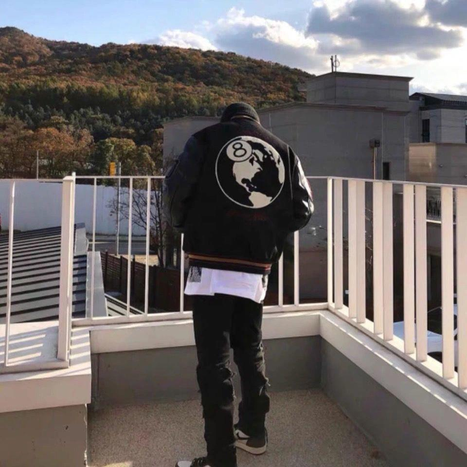 Stus * nam và nữ áo khoác bomber mới áo khoác thời trang