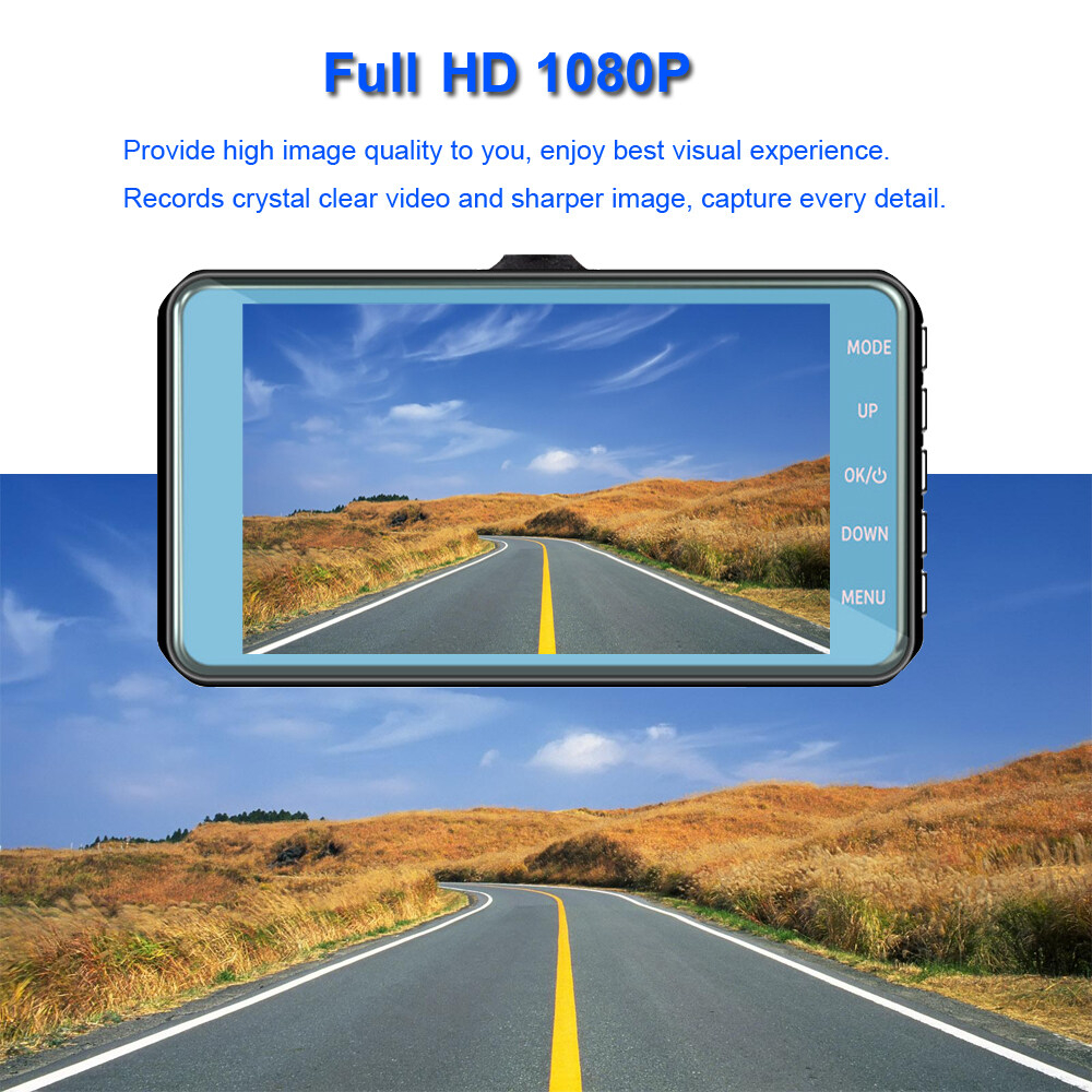 Camera Hành Trình Màn Hình Cảm Ứng 4 Inch Full HD 1080P G-Sensor Cho Xe Hơi