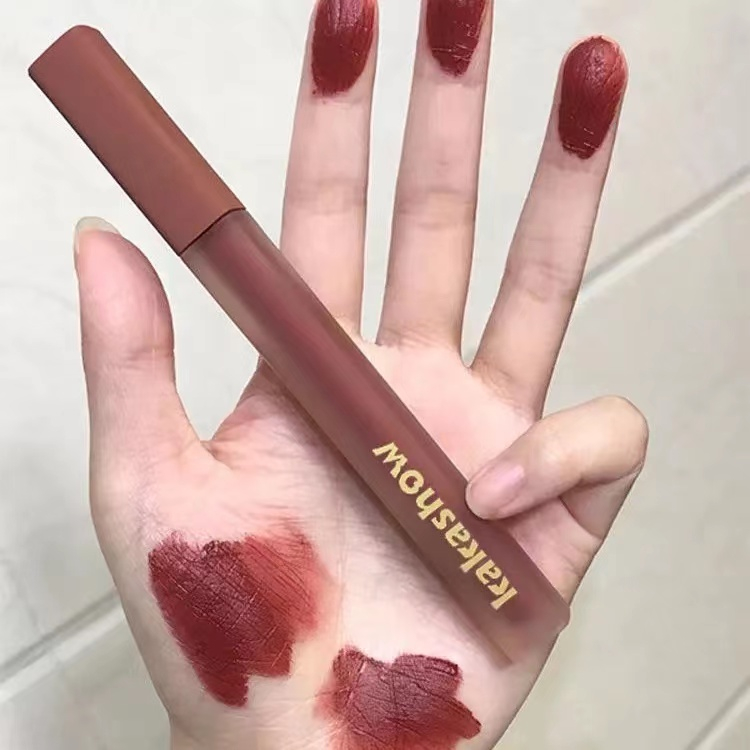 Gege bear Son Môi Màu Nhung Lì Không Phai Và Không Dính Cốc #06