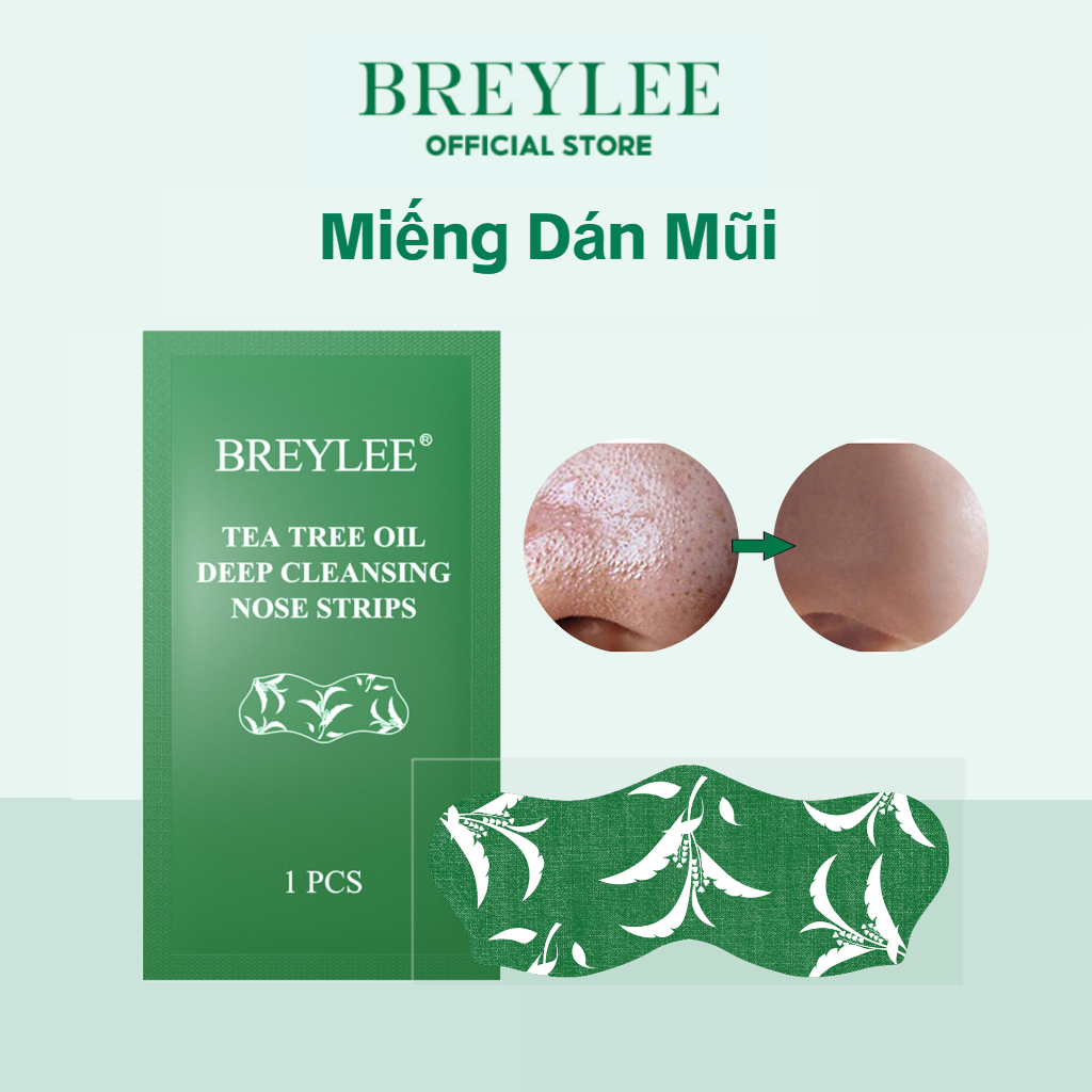 Miếng Dán Mũi Làm Sạch Sâu Breylee Chăm Sóc Da Hiệu Quả 5PCS