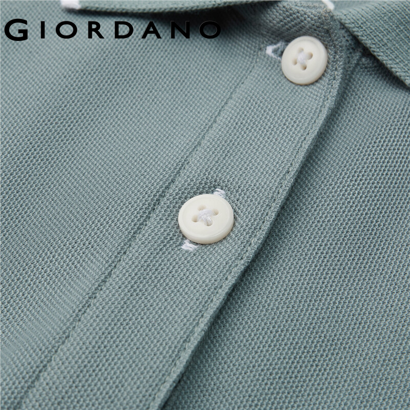 Áo Sơ Mi polo Ngắn Tay Mỏng Cho Nữ GIORDANO 05311399