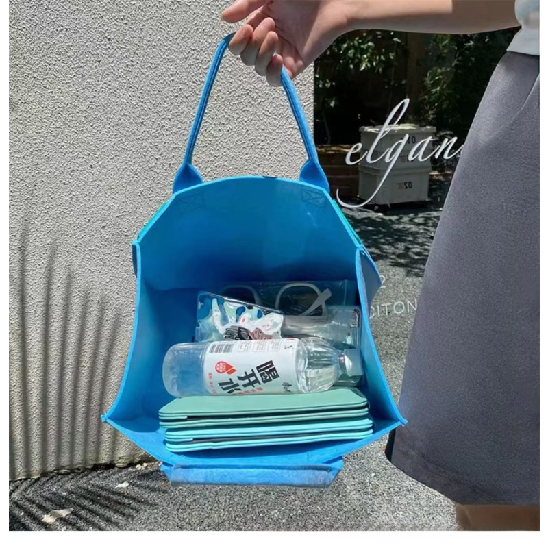 Túi tote Bằng Vải Nỉ Kiểu Dáng Hoạt Hình Dễ Thương