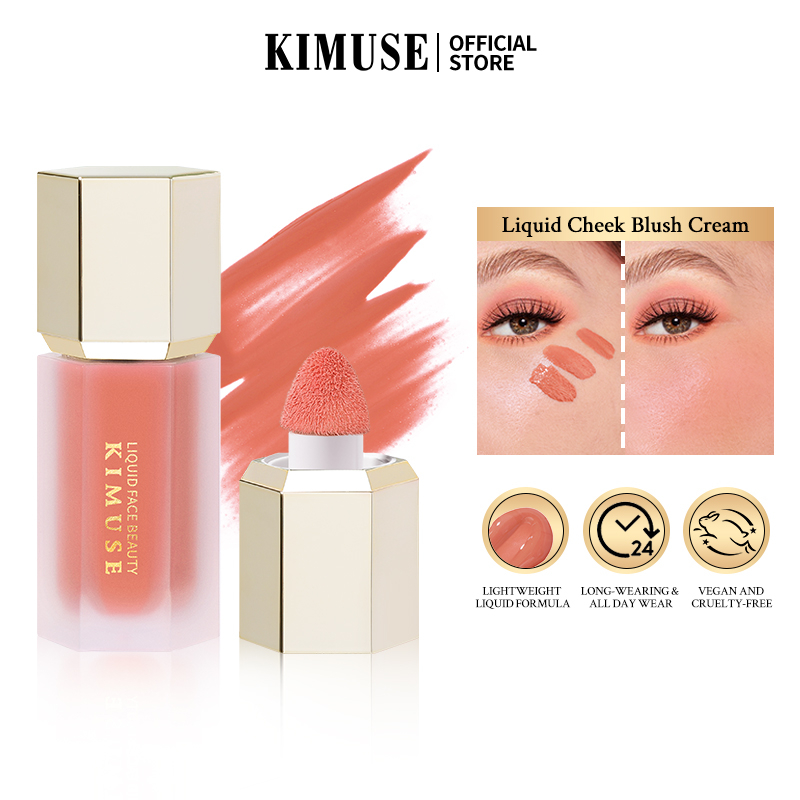 Kem má hồng KIMUSE 7 màu dạng lỏng tùy chọn đẹp mắt 50g