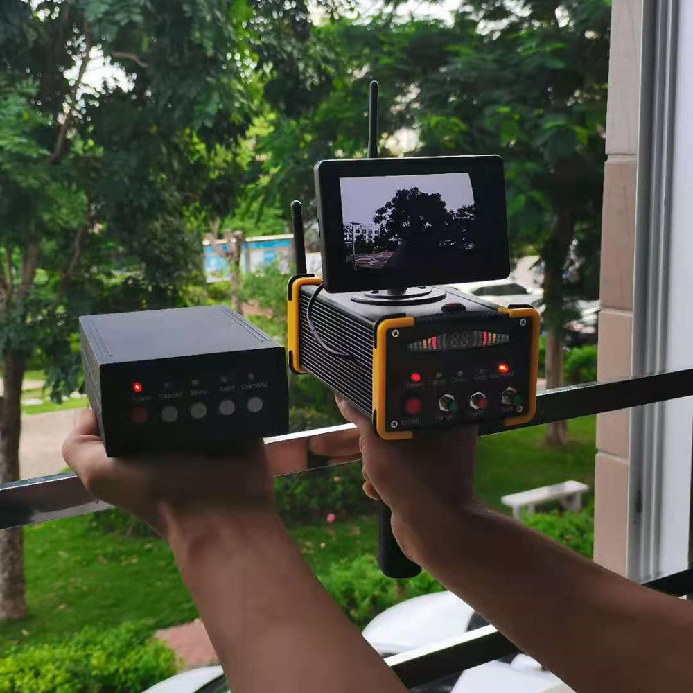 Máy Dò Kim Loại Quét Dưới Lòng Đất Màn Hình Độ Nét Cao Tìm Kho Báu Cho Vàng Bạc Đồng AC100‑240V