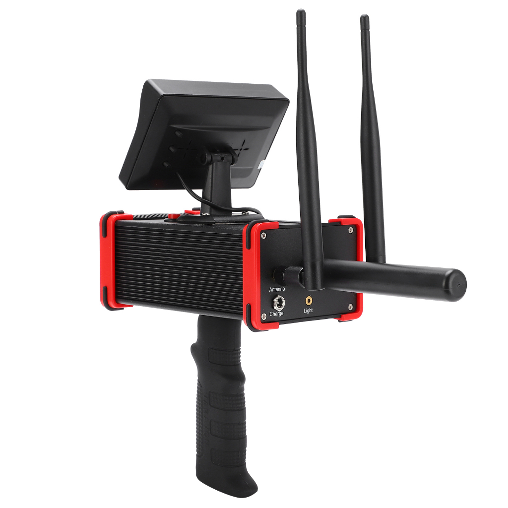 Máy Dò Kim Loại Quét Dưới Lòng Đất Màn Hình Độ Nét Cao Tìm Kho Báu Cho Vàng Bạc Đồng AC100‑240V