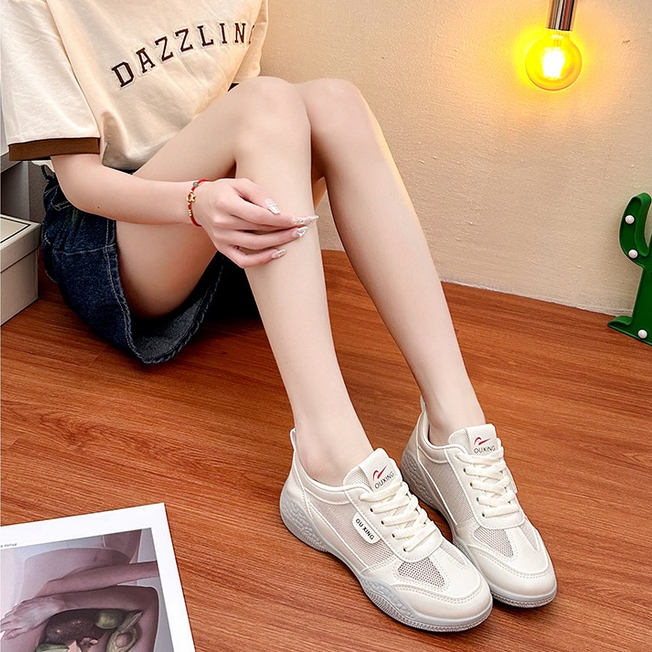 Hong Kong Premium shoes❥Giày Thể Thao Đế Dày Phong Cách Hàn Quốc Năng Động Dành Cho Nữ