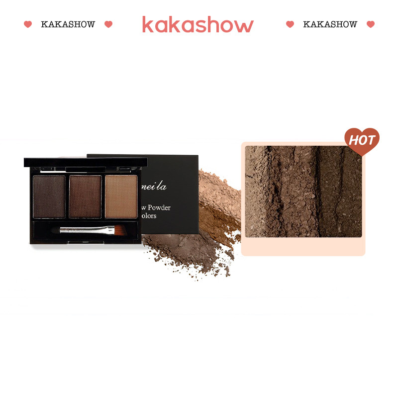 Kakashow Fancy Lông Mày Chất Lượng Cao 3 màu 33g màu tự nhiên lâu trôi A686