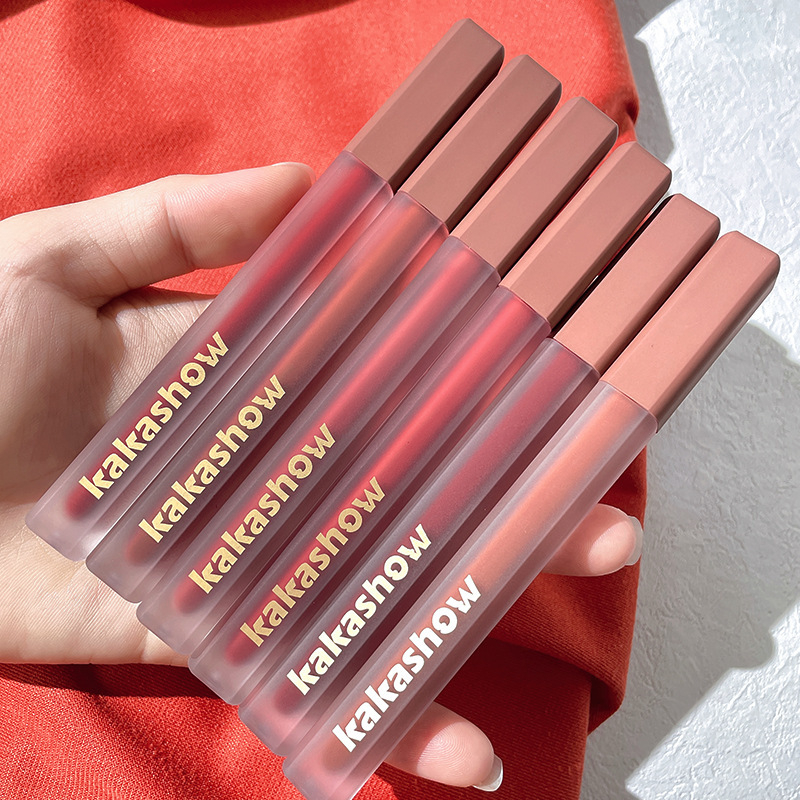 Gege bear Son Môi Màu Nhung Lì Không Phai Và Không Dính Cốc #06