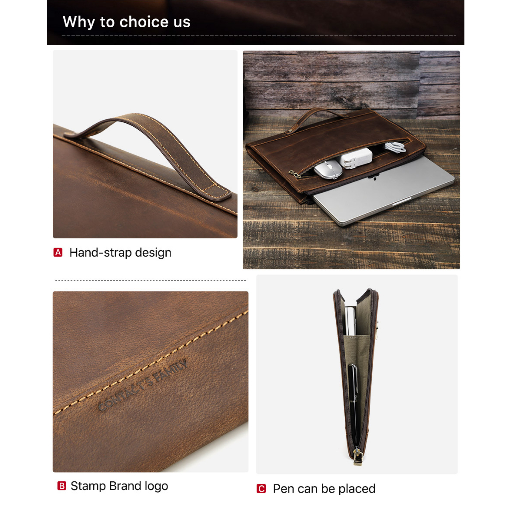 Túi Da Đựng Laptop MacBook Pro 14 Inch 2021 MacBook Air m1 13 Air m2 13.6 2022 Pro 13