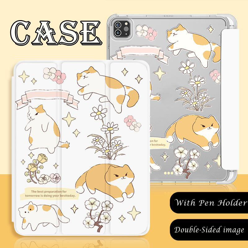 Ốp Máy Tính Bảng In Hình Mèo Cho iPad Air 4 10.9 gen 9 Pro 11 2021 iPad gen9 gen8 gen7 10.2 Air 5 Air 3 10.5 Air 2 9.7 2018 iPad Mini 6