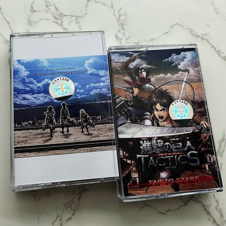 Băng Dính Hai Mặt Mg3cxqyl Attack on Titan Musictrack Song Attack on Titan Thương Hiệu Mới Unopened with Lyrics Book