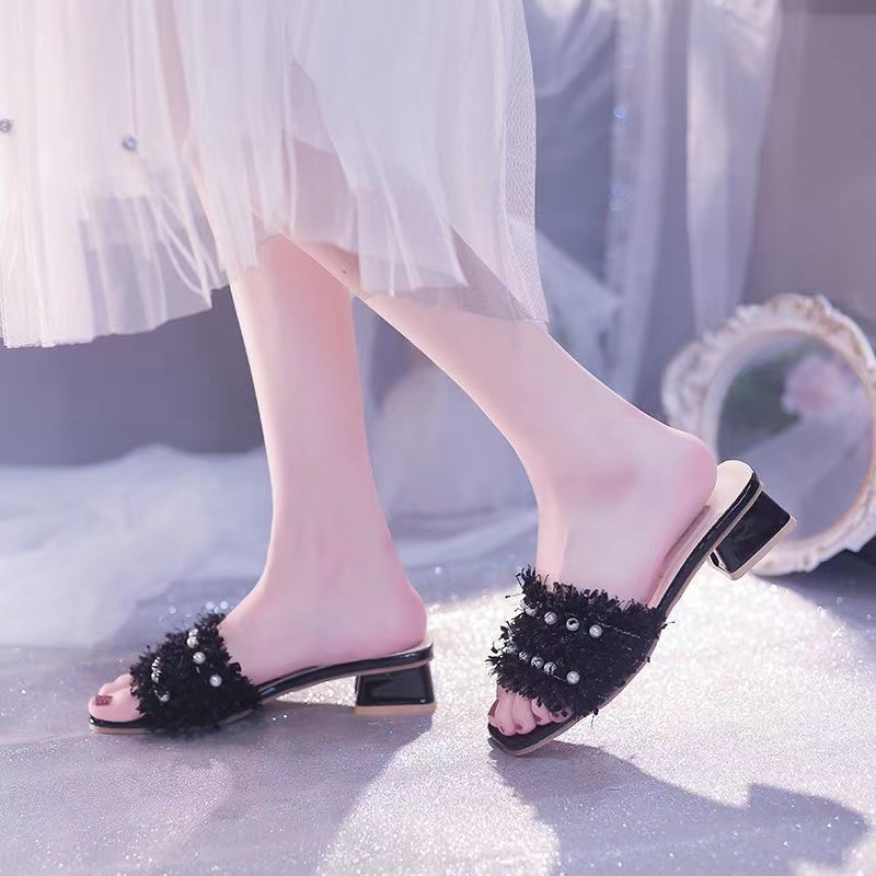 Dép Sandal Đế Dày Mềm Phong Cách Pháp Thời Trang Mùa Hè Cho Nữ