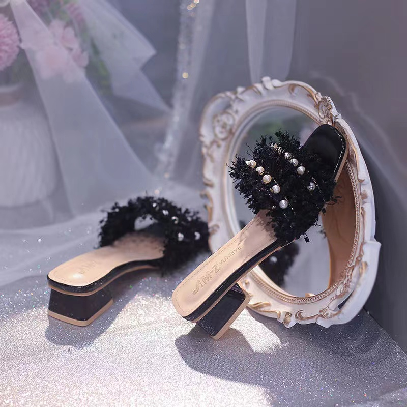 Dép Sandal Đế Dày Mềm Phong Cách Pháp Thời Trang Mùa Hè Cho Nữ